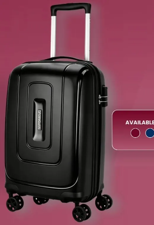 Black American Tourister Skyline hardside cabin suitcase